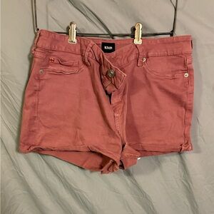 Hudson Jeans Women's Red Jean Shorts